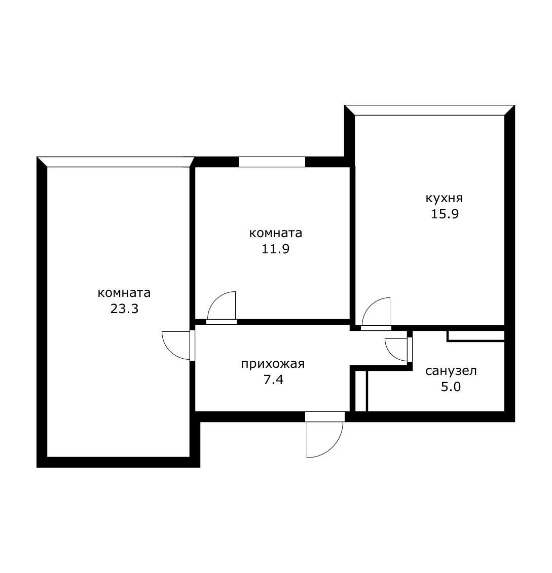 Фото №13: 2-комнатная квартира 70 м² - Краснодар, Карасунский внутригородской округ, мкр. Почтовый, ул. имени Валерия Гассия, 26