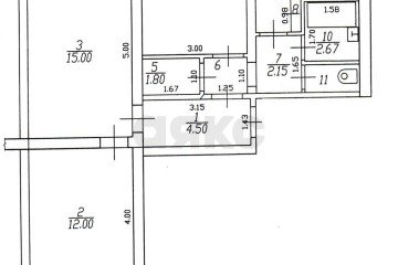 Фото №3: 3-комнатная квартира 68 м² - Краснодар, мкр. Фестивальный, ул. Атарбекова, 29