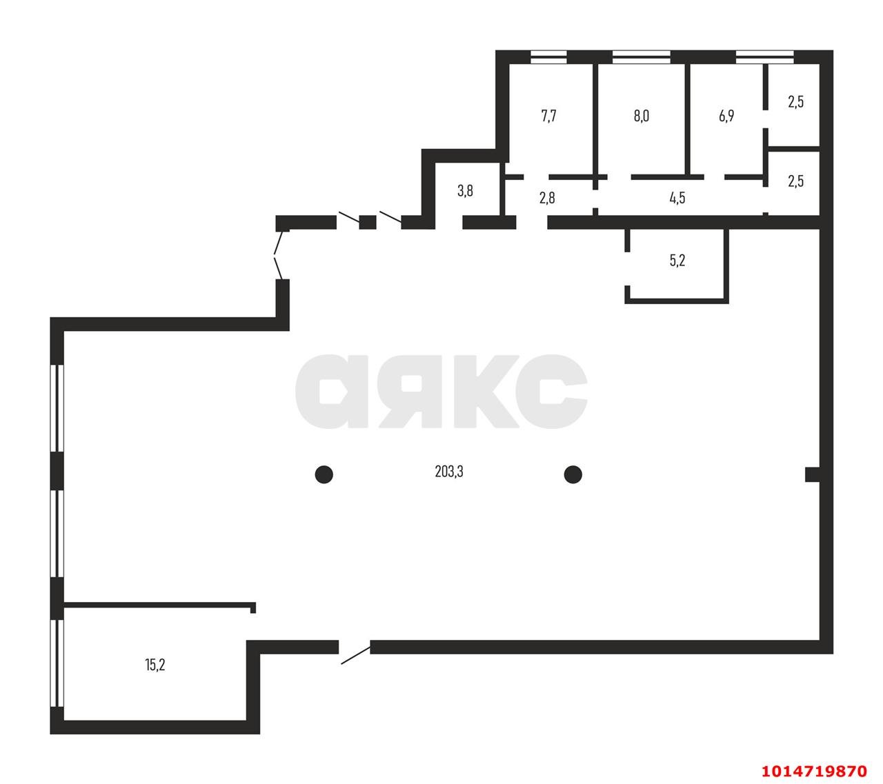 Фото №2: Торговое помещение 256 м² - Краснодар, Покровка, ул. Северная, 393