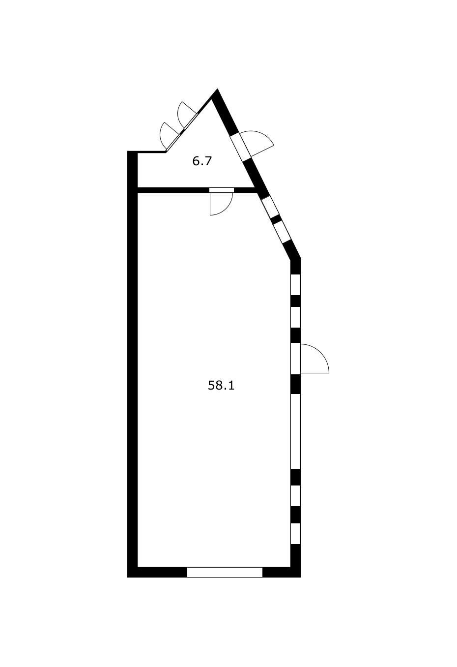 Фото №8: Коммерция 58 м² - Краснодар, Фестивальный, мкр. Прикубанский внутригородской округ, ул. Красных Партизан, 335