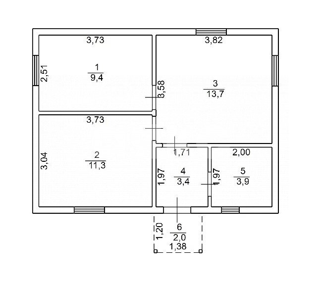 Фото №15: Дом 52 м² + 6.5 сот. - Карпово