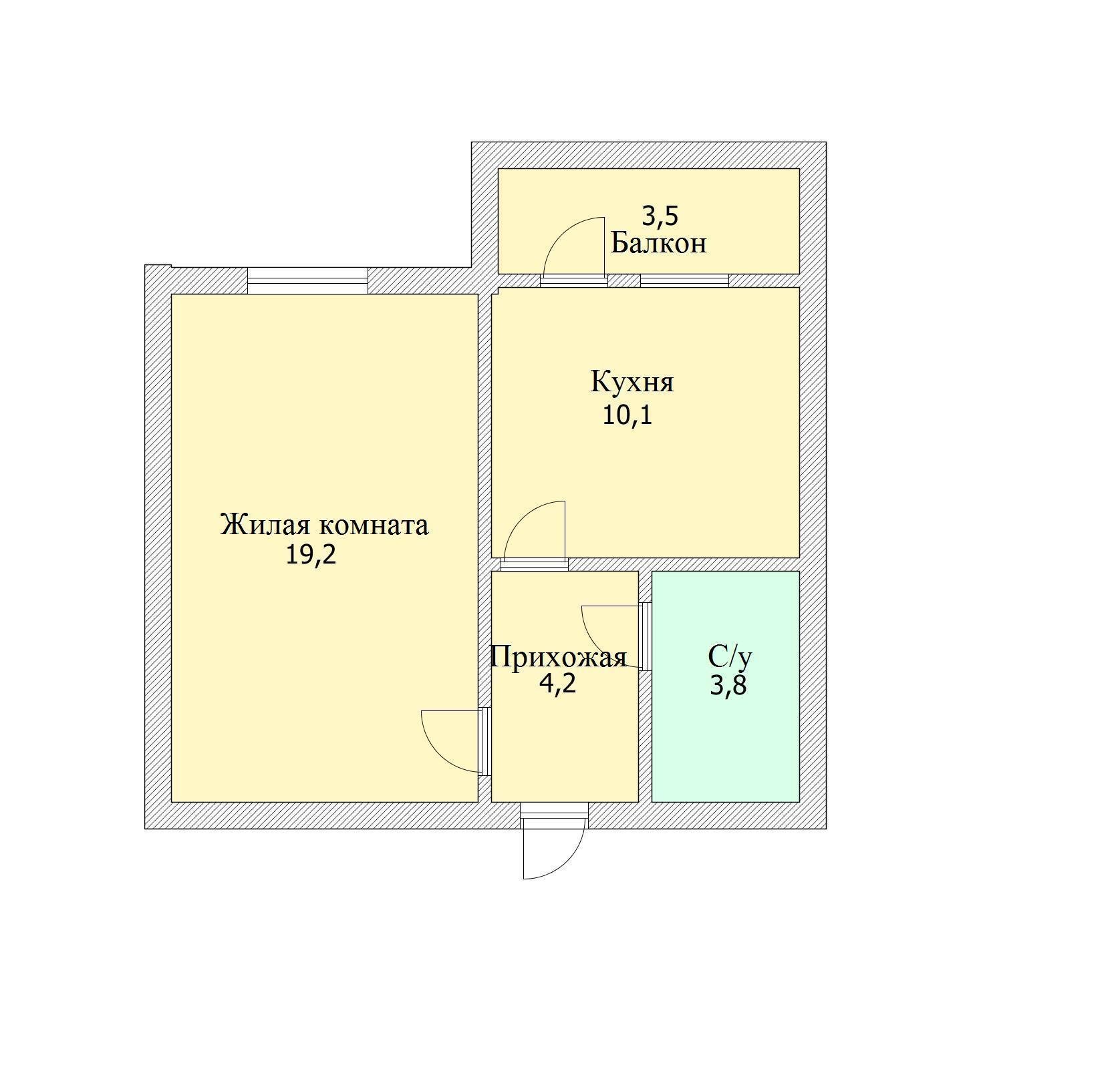 Фото №8: 1-комнатная квартира 41 м² - Краснодар, Западный внутригородской округ, мкр. Фестивальный, пр-д Дальний, 3