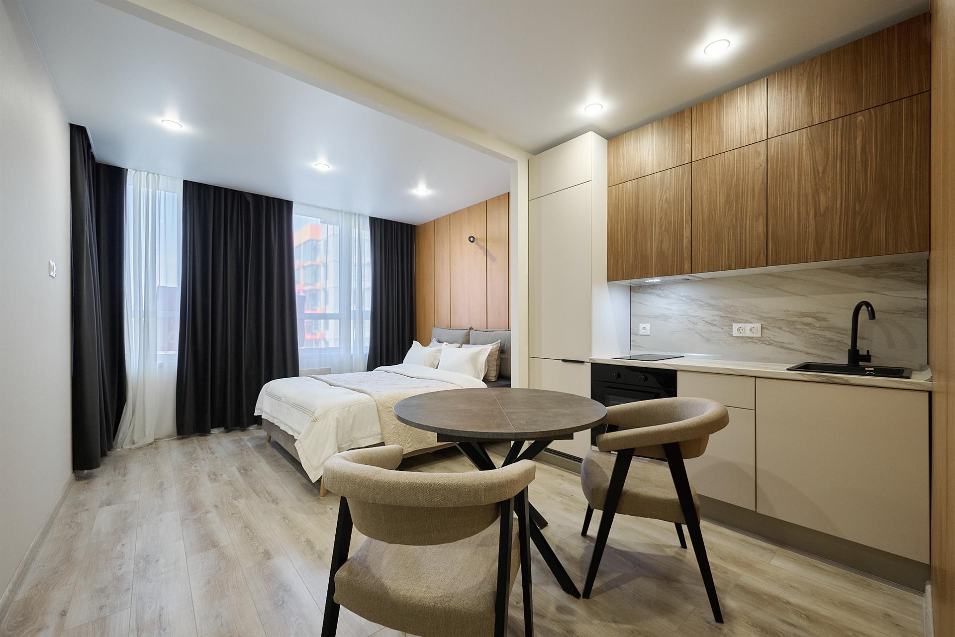 Фото №1: Студия 27 м² - Краснодар, Прикубанский внутригородской округ, мкр. жилой комплекс Лето, ул. имени Генерала Корнилова, 1