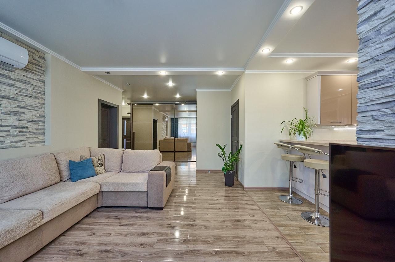 Фото №6: 3-комнатная квартира 94 м² - Краснодар, Прикубанский внутригородской округ, Школьный, Круглик, жилой комплекс Ежи, мкр. Табачная Фабрика, ул. Табачная, 1/1к2