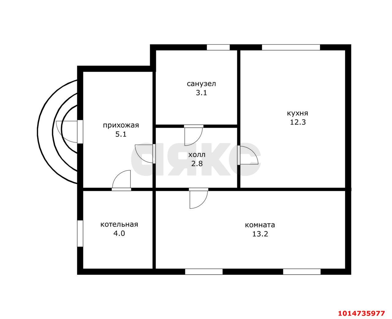 Фото №6: Дом 70 м² + 4.07 сот. - Зиповчанка, мкр. Прикубанский внутригородской округ, ул. Лесная