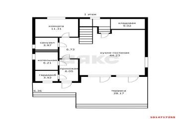 Фото №3: Дом 53 м² - Краснодар, мкр. 9-й километр, ул. Полевая, 64