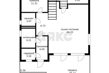 Фото №3: Дом 53 м² - Краснодар, мкр. 9-й километр, ул. Полевая, 64