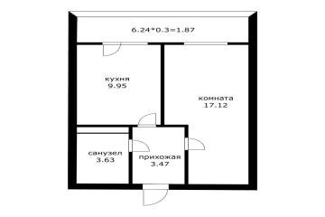 Фото №5: 1-комнатная квартира 39 м² - Краснодар, мкр. жилой комплекс Краски, ул. Краеведа Соловьёва, 6