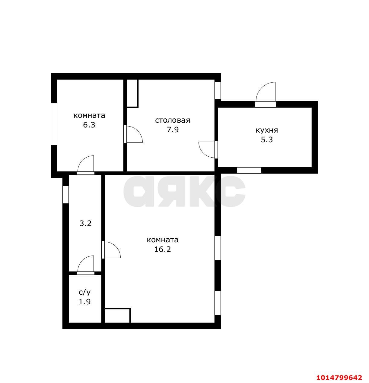 Фото №13: 2-комнатная квартира 40 м² - Краснодар, Центральный, ул. Октябрьская, 34