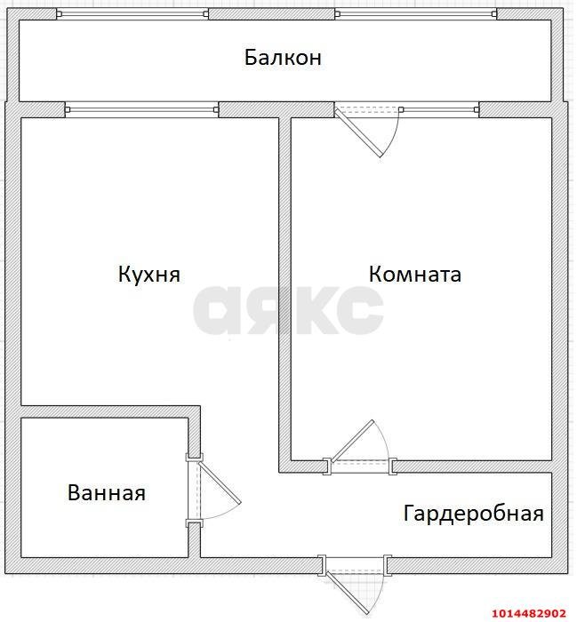 Фото №18: 1-комнатная квартира 40 м² - Краснодар, Завод Радиоизмерительных Приборов, пер. Гаражный, 14/1
