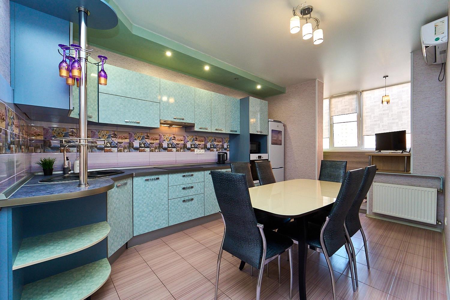 Фото №6: 2-комнатная квартира 63 м² - Краснодар, Прикубанский внутригородской округ, Панорама, мкр. ЖК Панорама, ул. Восточно-Кругликовская, 22/3