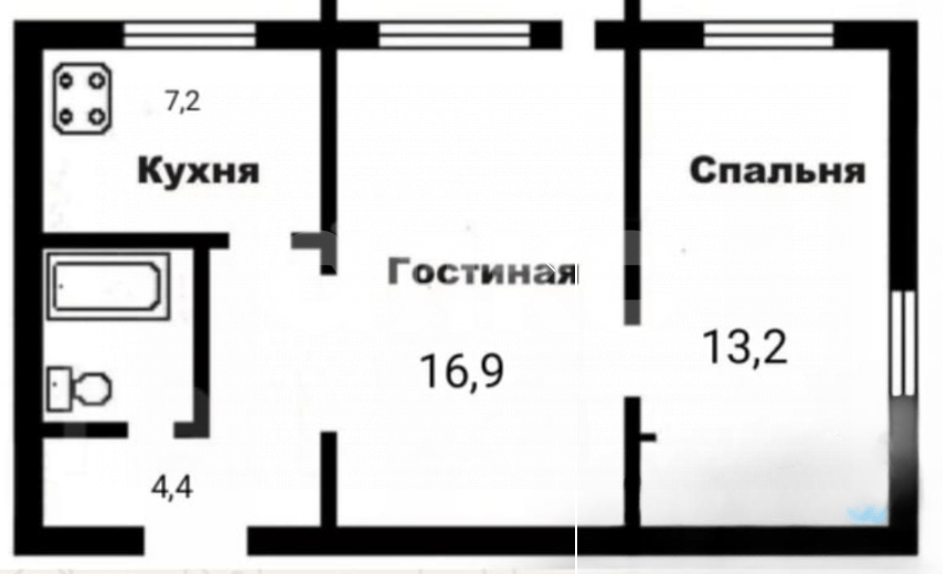 Фото №9: 2-комнатная квартира 45 м² - Симферополь, 847-й квартал, пр-кт Кирова, 28