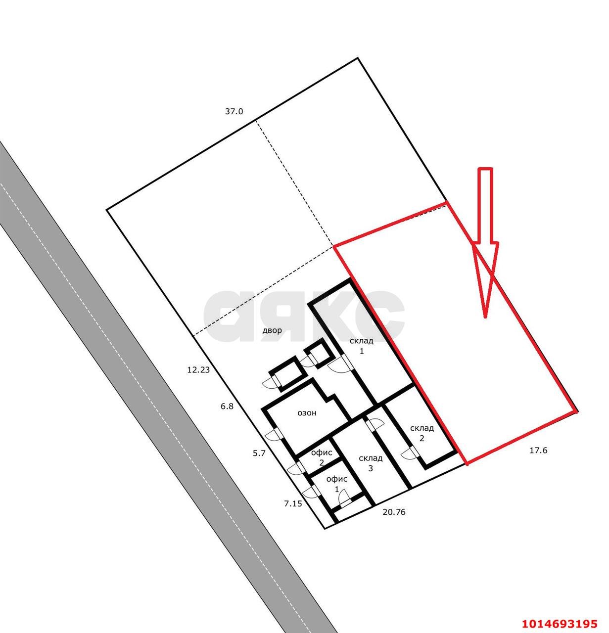 Фото №7: Земельный участок 5.8 сот. - Елизаветинская, Прикубанский внутригородской округ, ст Кубань-1, ул. Вишнёвая, 8