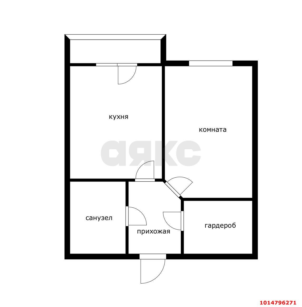 Фото №11: 1-комнатная квартира 34 м² - Краснодар, Северный, ул. Академика Губкина, 86