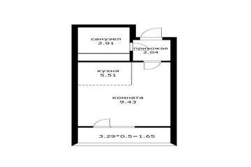 Фото №5: Студия 20 м² - Краснодар, мкр. жилой комплекс Оникс, ул. Российская, 267к1