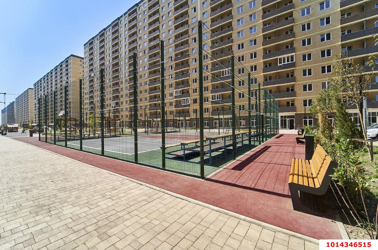 Фото №2: 1-комнатная квартира 38 м² - Краснодар, жилой комплекс Дыхание, ул. Лётчика Позднякова, 2к8