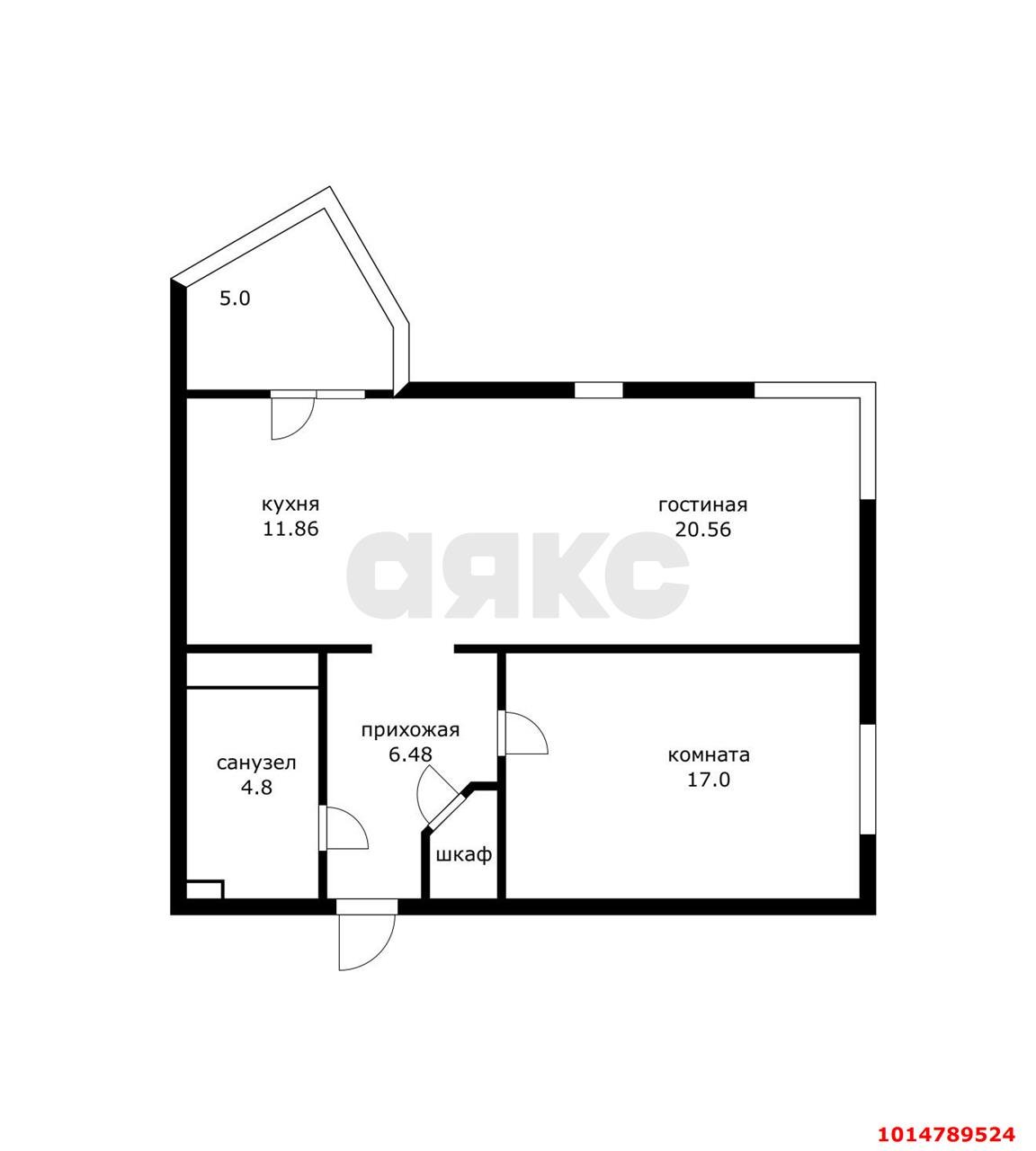 Фото №20: 2-комнатная квартира 67 м² - Краснодар, ЖК Седьмой Континент, ул. Совхозная, 1к5