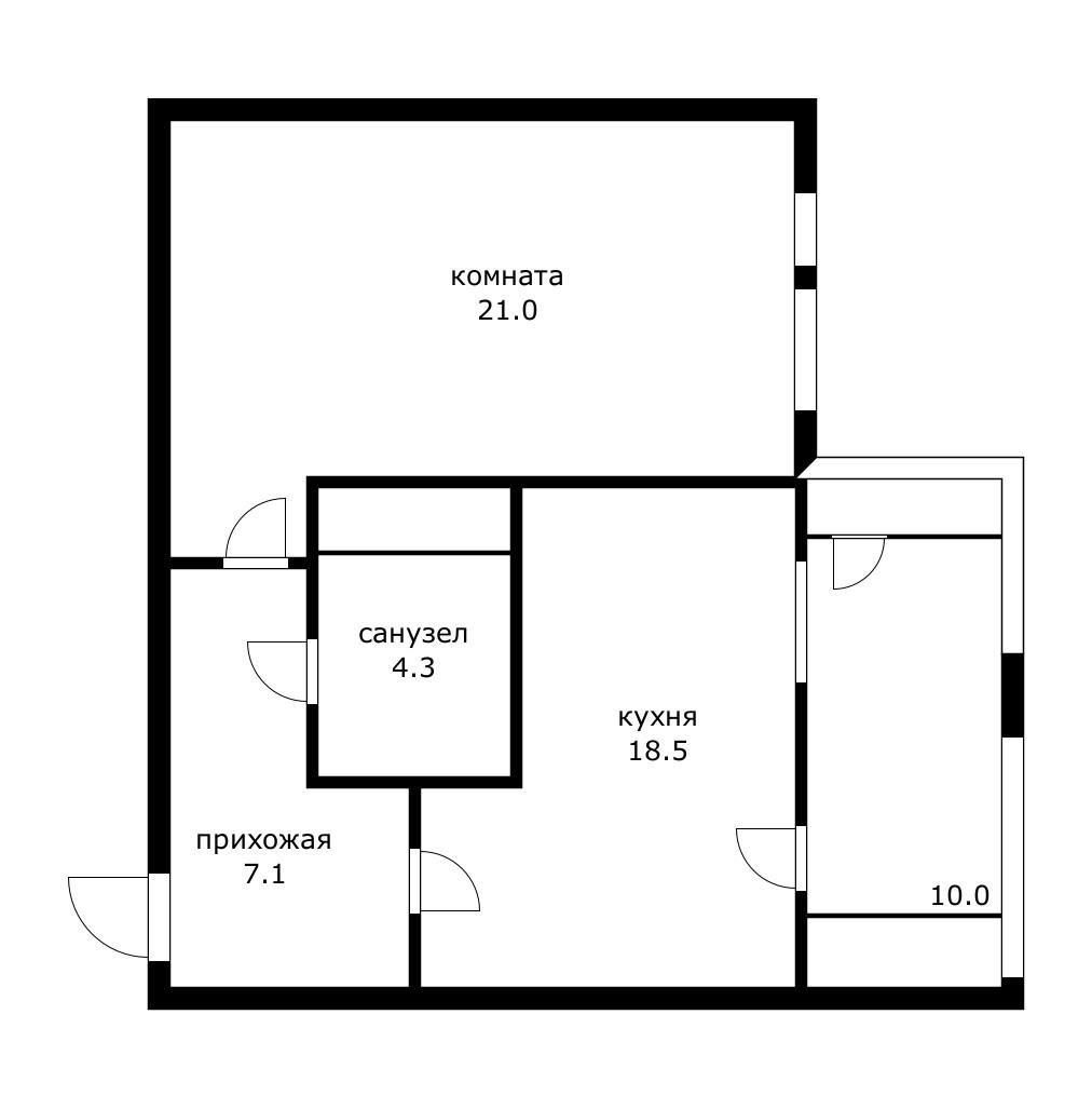 Фото №11: 1-комнатная квартира 62 м² - Краснодар, Западный внутригородской округ, Центральный внутригородской округ, жилой комплекс Центральный, мкр. Центральный, ул. Будённого, 129