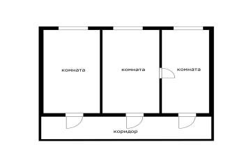 Фото №5: 3-комнатная квартира 38 м² - Краснодар, мкр. Центральный, ул. Карасунская, 77