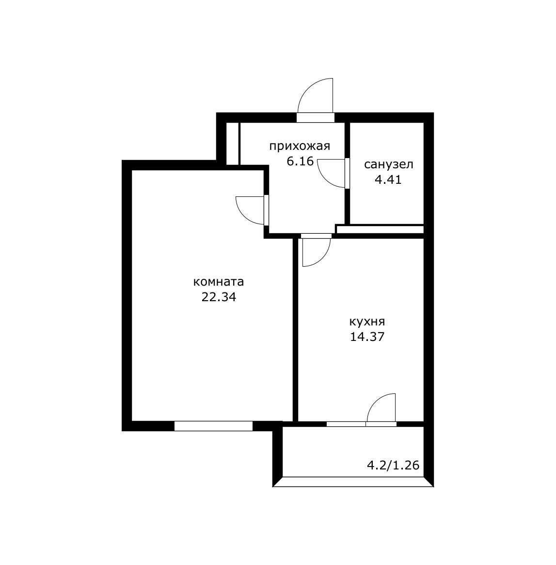 Фото №12: 1-комнатная квартира 51 м² - Краснодар, ЖК Октябрьский, Центральный внутригородской округ, Западный внутригородской округ, жилой комплекс Центральный, мкр. Центральный, ул. Октябрьская, 181/2к3