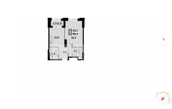 Фото №42: 1-комнатная квартира 40 м² - Москва, жилой комплекс Сидней Сити, ул. Шелепихинская набережная, 40к1
