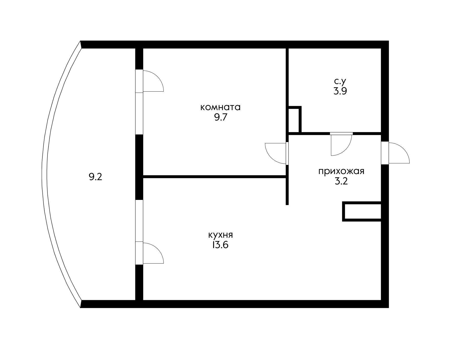 Фото №9: 1-комнатная квартира 39 м² - Краснодар, жилой комплекс Самолёт-4, мкр. Прикубанский внутригородской округ, ул. Ивана Беличенко, 89