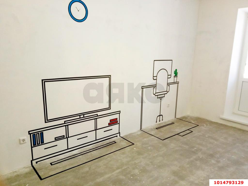 Фото №2: 1-комнатная квартира 32 м² - Краснодар, жилой комплекс Дыхание, ул. Лётчика Позднякова, 2к7