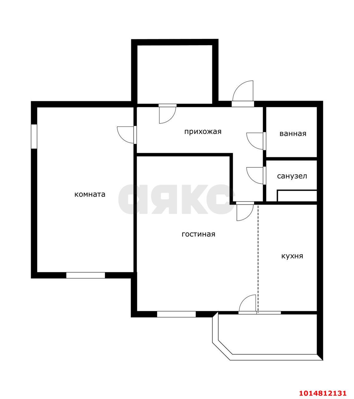 Фото №3: 2-комнатная квартира 58 м² - Краснодар, Завод Измерительных Приборов, ул. Зиповская, 42