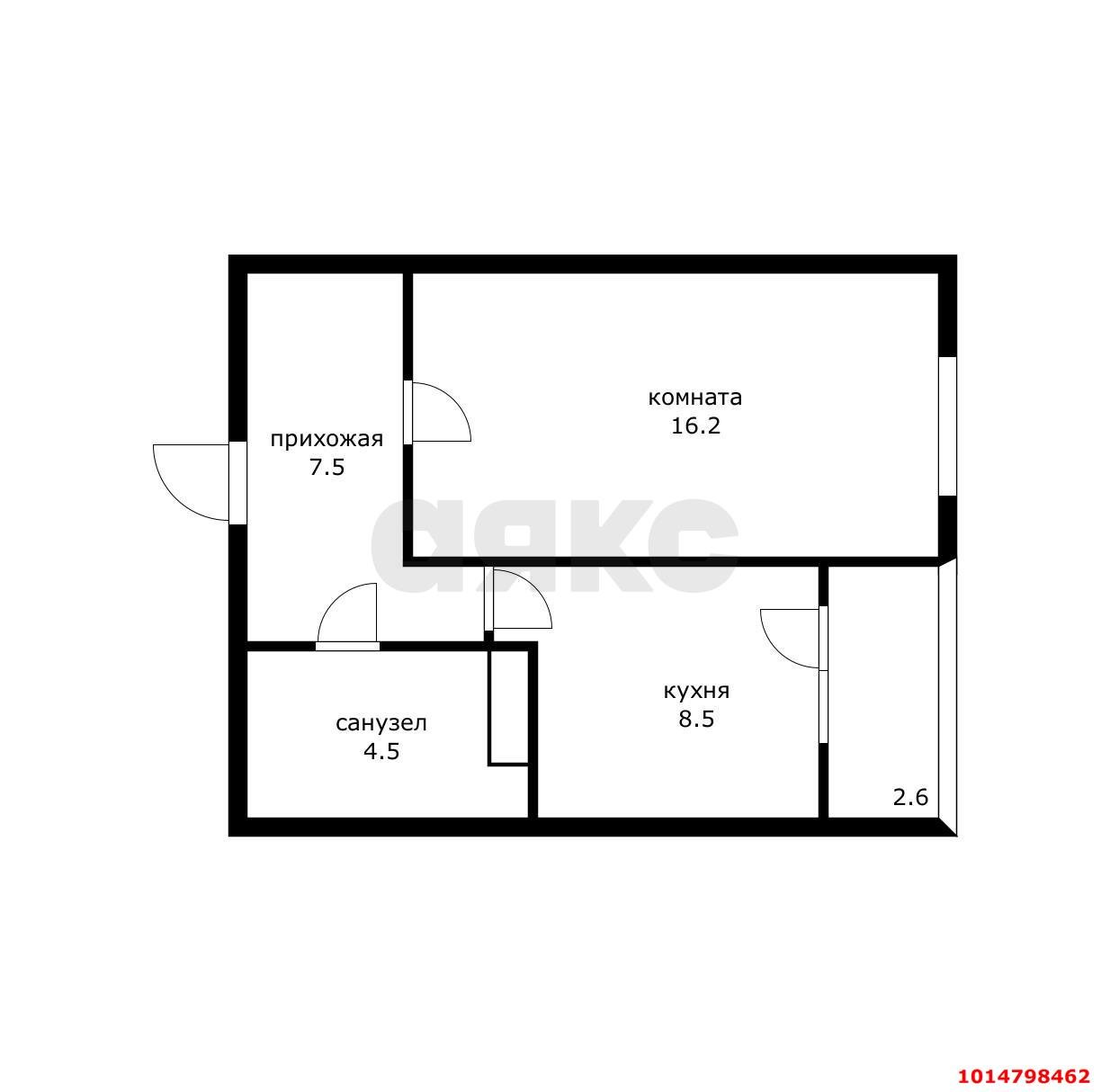 Фото №2: 1-комнатная квартира 38 м² - Краснодар, жилой комплекс Зеленодар, ул. 3-я Трудовая, 1/3