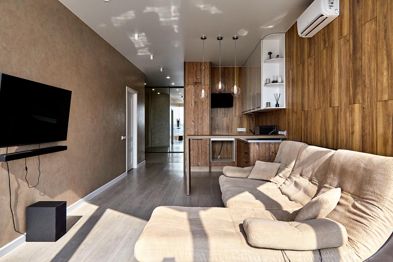 Фото №3: 1-комнатная квартира 48 м² - Краснодар, Прикубанский внутригородской округ, Фестивальный, ЖК Седьмой Континент, Отделение № 1 совхоза Солнечный, мкр. жилой комплекс Седьмой Континент, ул. Совхозная, 1к1