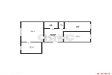 Фото №1: 3-комнатная квартира 65 м² - Краснодар, мкр. Покровка, ул. Северная, 493