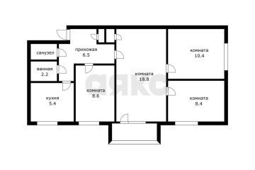 Фото №3: 3-комнатная квартира 63 м² - Краснодар, мкр. Западный внутригородской округ, ул. Урицкого, 6