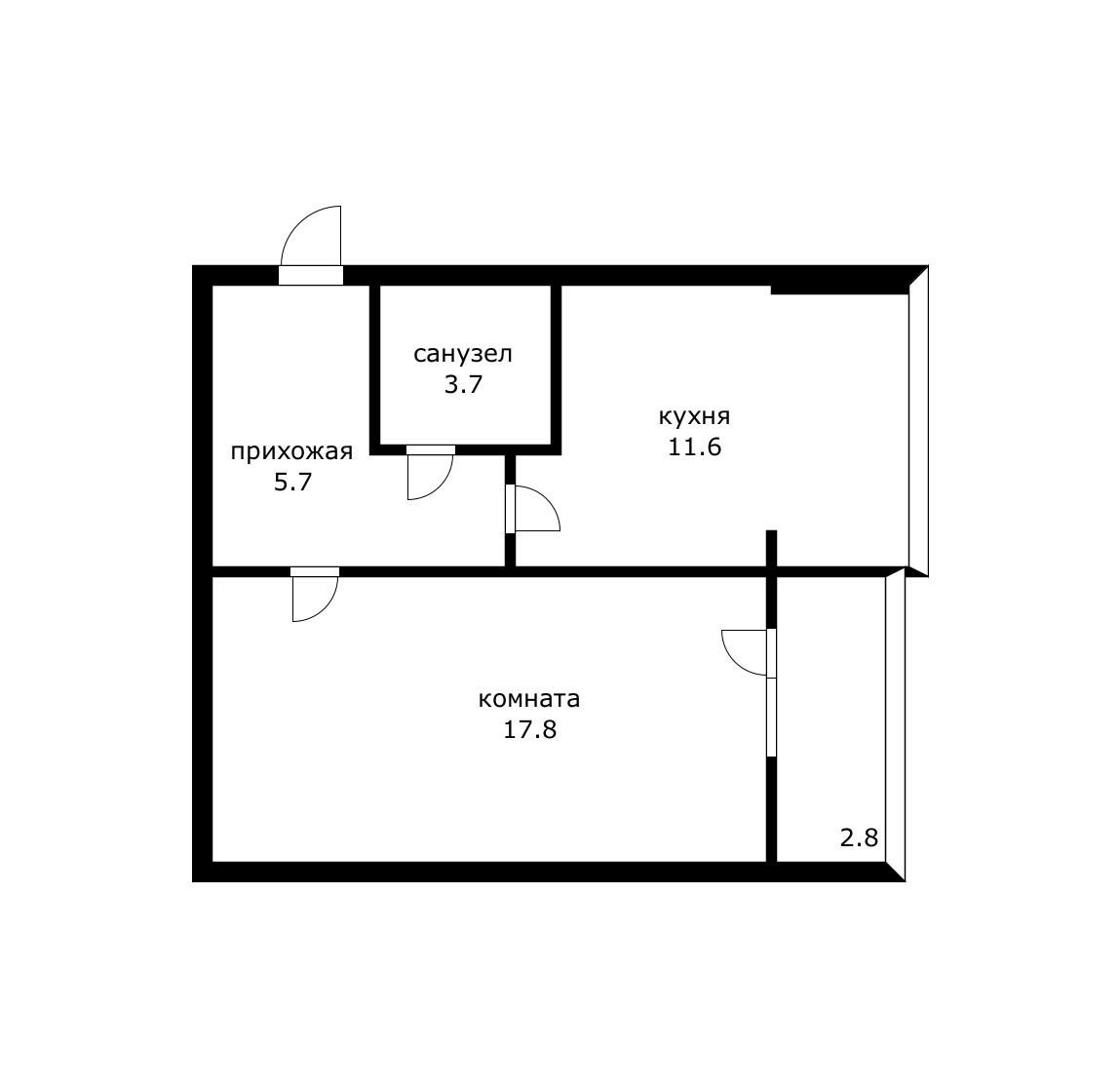 Фото №10: 1-комнатная квартира 44 м² - Краснодар, Музыкальный, Прикубанский внутригородской округ, мкр. Завод Радиоизмерительных Приборов, ул. имени Сергея Есенина, 98