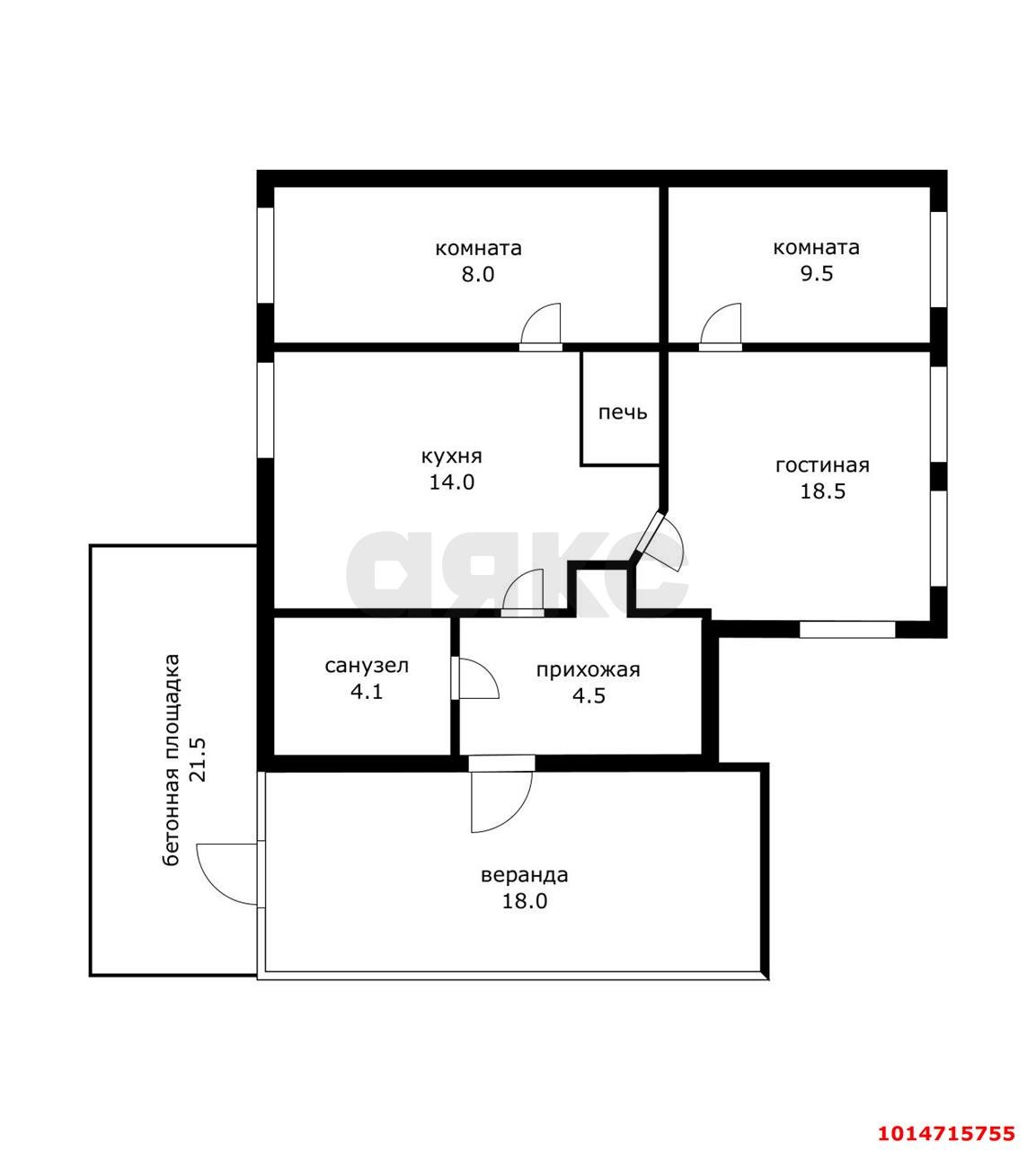 Фото №8: Дом 52 м² + 48.6 сот. - Калининский, ул. Северная, 20