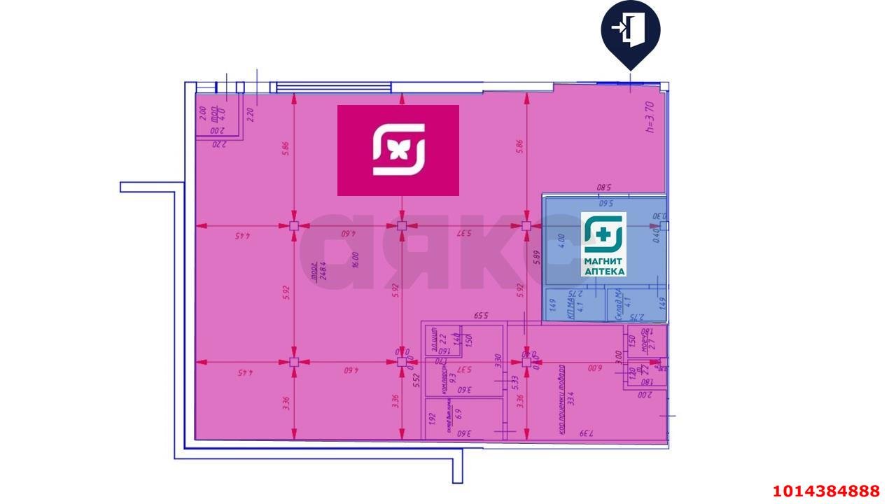 Фото №8: Торговое помещение 351 м² - Майкоп, ул. 2-я Короткая, 12