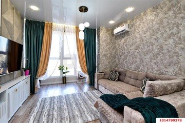 Фото №2: 1-комнатная квартира 42 м² - Краснодар, мкр. жилой комплекс Зелёный театр, ул. Западный Обход, 39/1к6