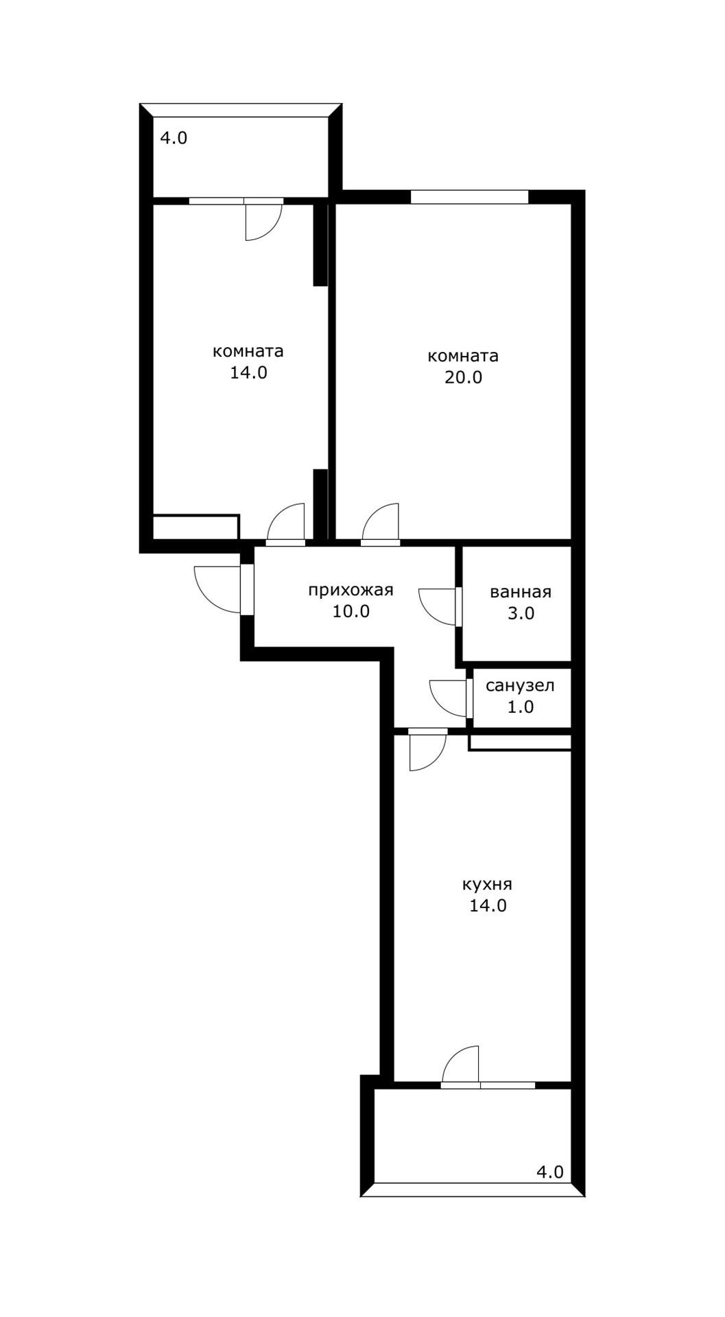 Фото №11: 2-комнатная квартира 65 м² - Энем, ул. Фрунзе, 18/1к2