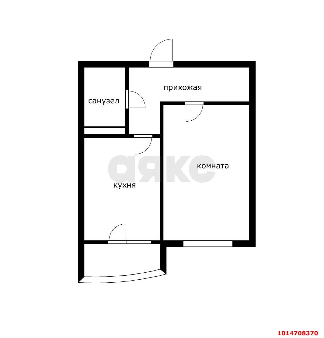 Фото №13: 1-комнатная квартира 43 м² - Краснодар, Пашковский, мкр. Карасунский внутригородской округ, ул. Криничная, 128к1