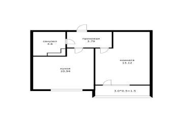 Фото №5: 1-комнатная квартира 31 м² - Краснодар, мкр. Карасунский внутригородской округ, ул. Владимира Жириновского, 1