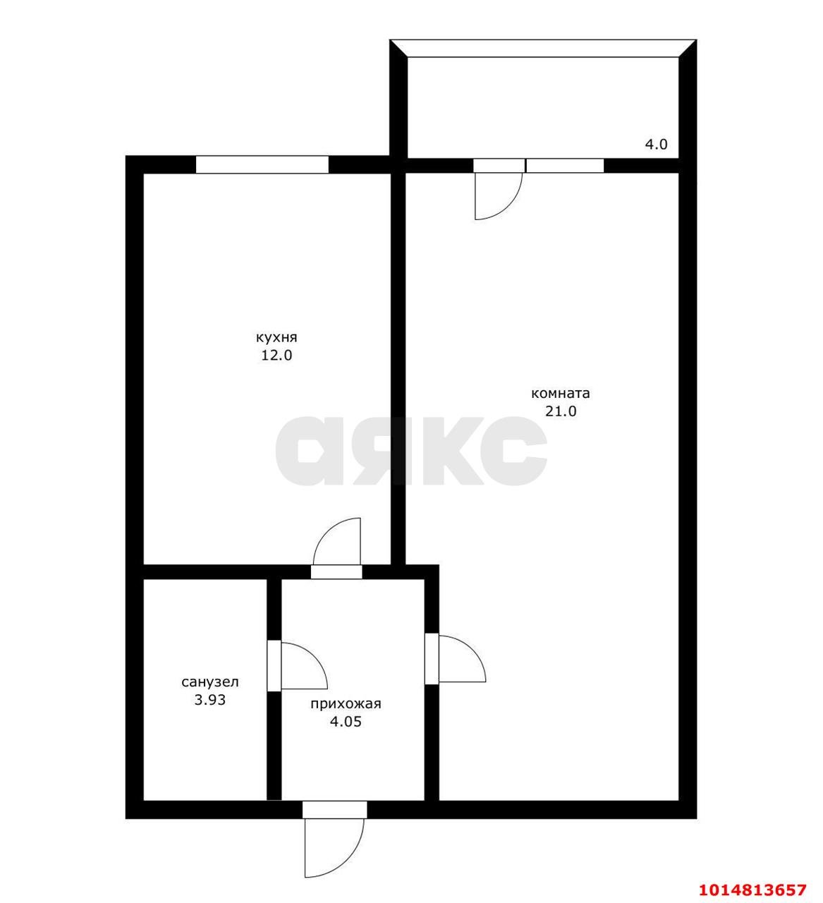 Фото №16: 1-комнатная квартира 40 м² - Краснодар, жилой комплекс Феникс, ул. имени Игнатова, 4/1