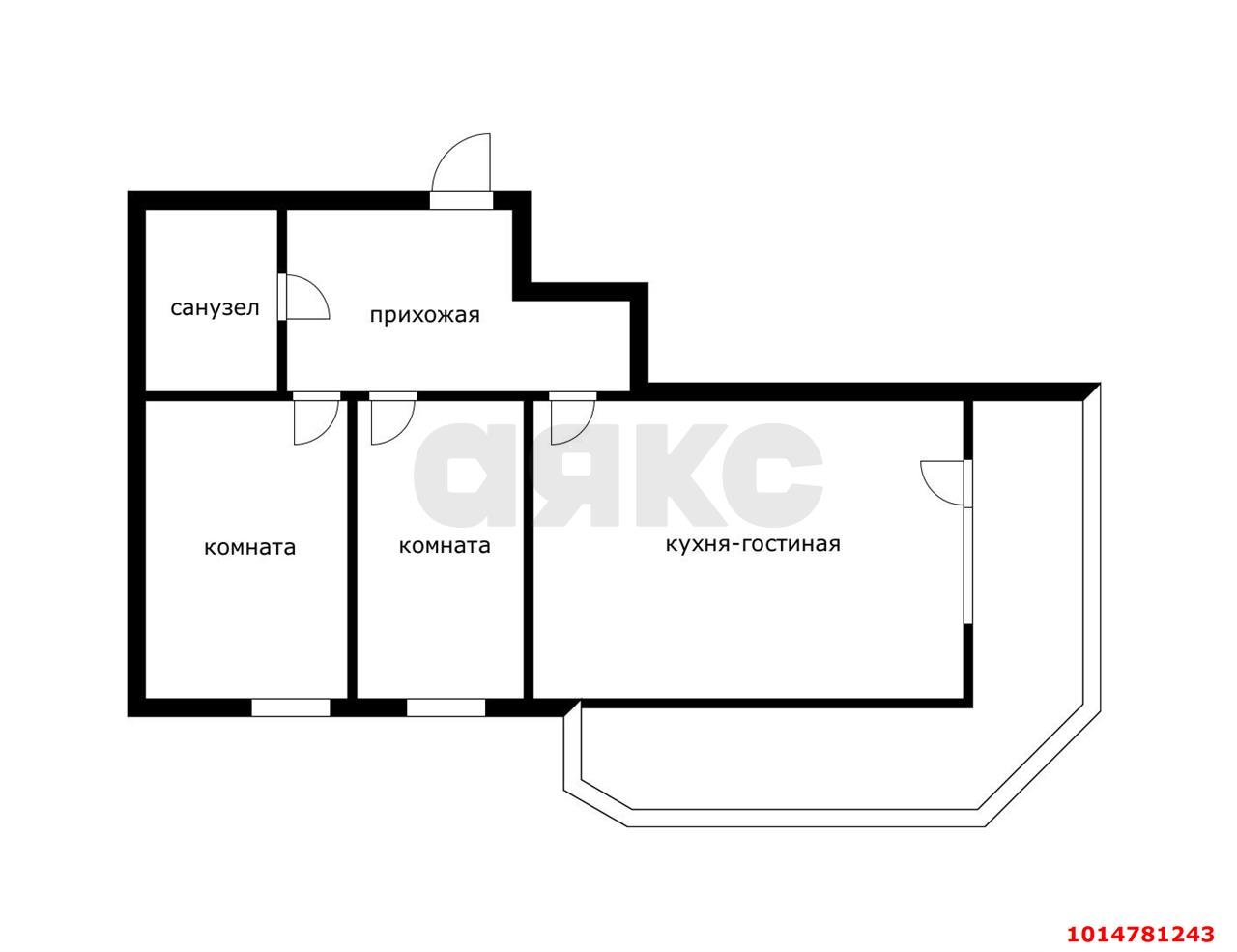 Фото №17: 2-комнатная квартира 65 м² - Краснодар, имени Петра Метальникова, ул. Защитников Отечества, 5