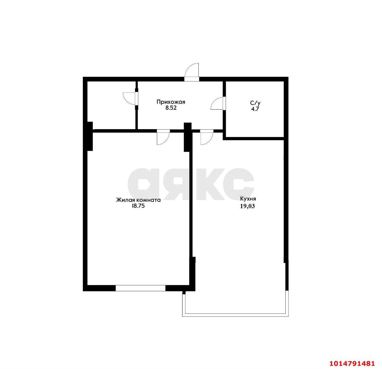 Фото №17: 1-комнатная квартира 50 м² - Краснодар, ЖК Аврора, ул. имени Дзержинского, 95