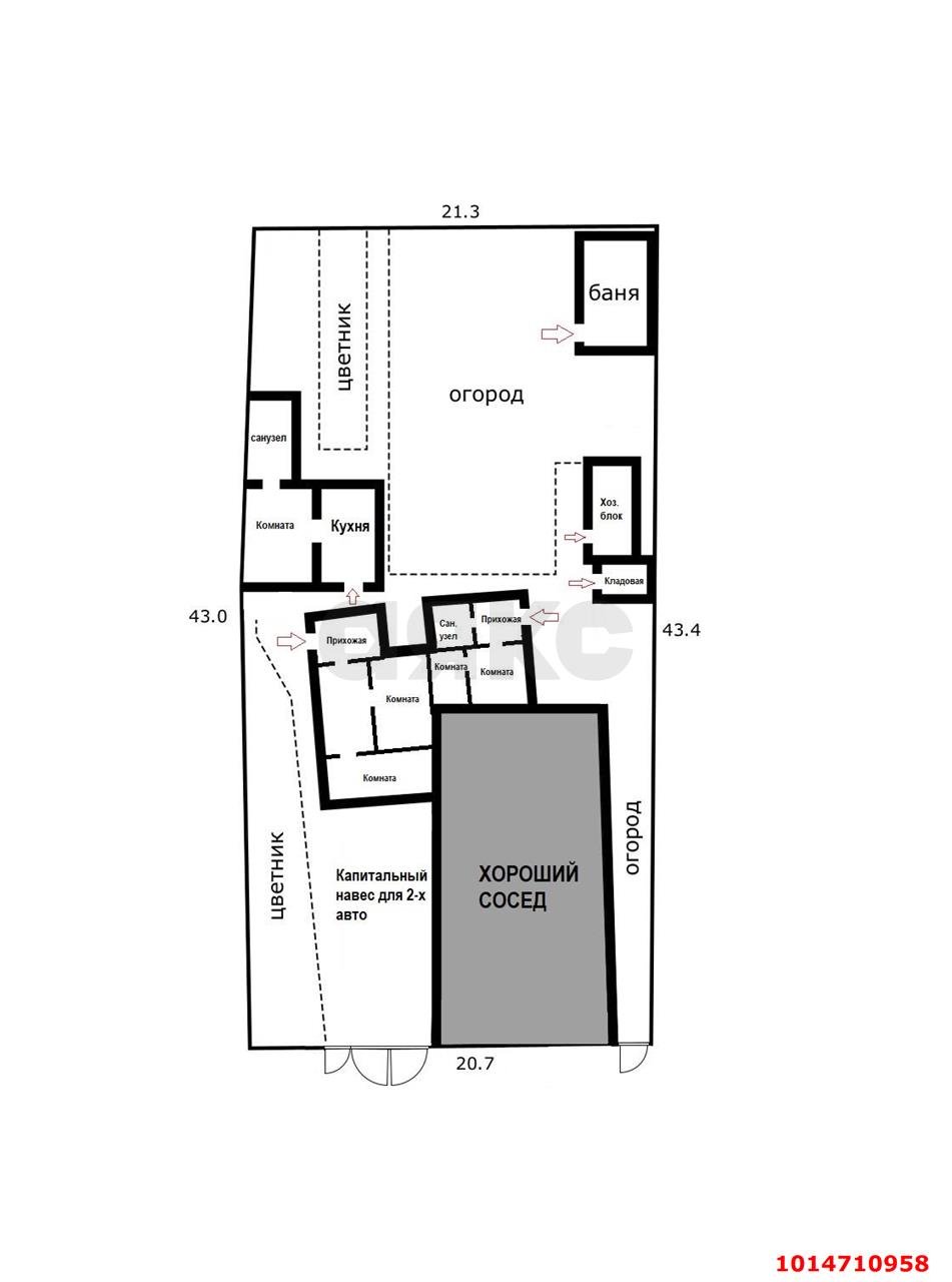 Фото №18: Дом 107 м² + 7 сот. - Краснодар, Карасунский внутригородской округ, ж/м Пашковский, ул. Суворова, 36