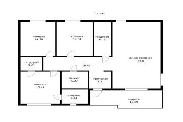 Фото №2: Дом 136 м² - Агроном, ул. им. М.П. Братчиковой, 10