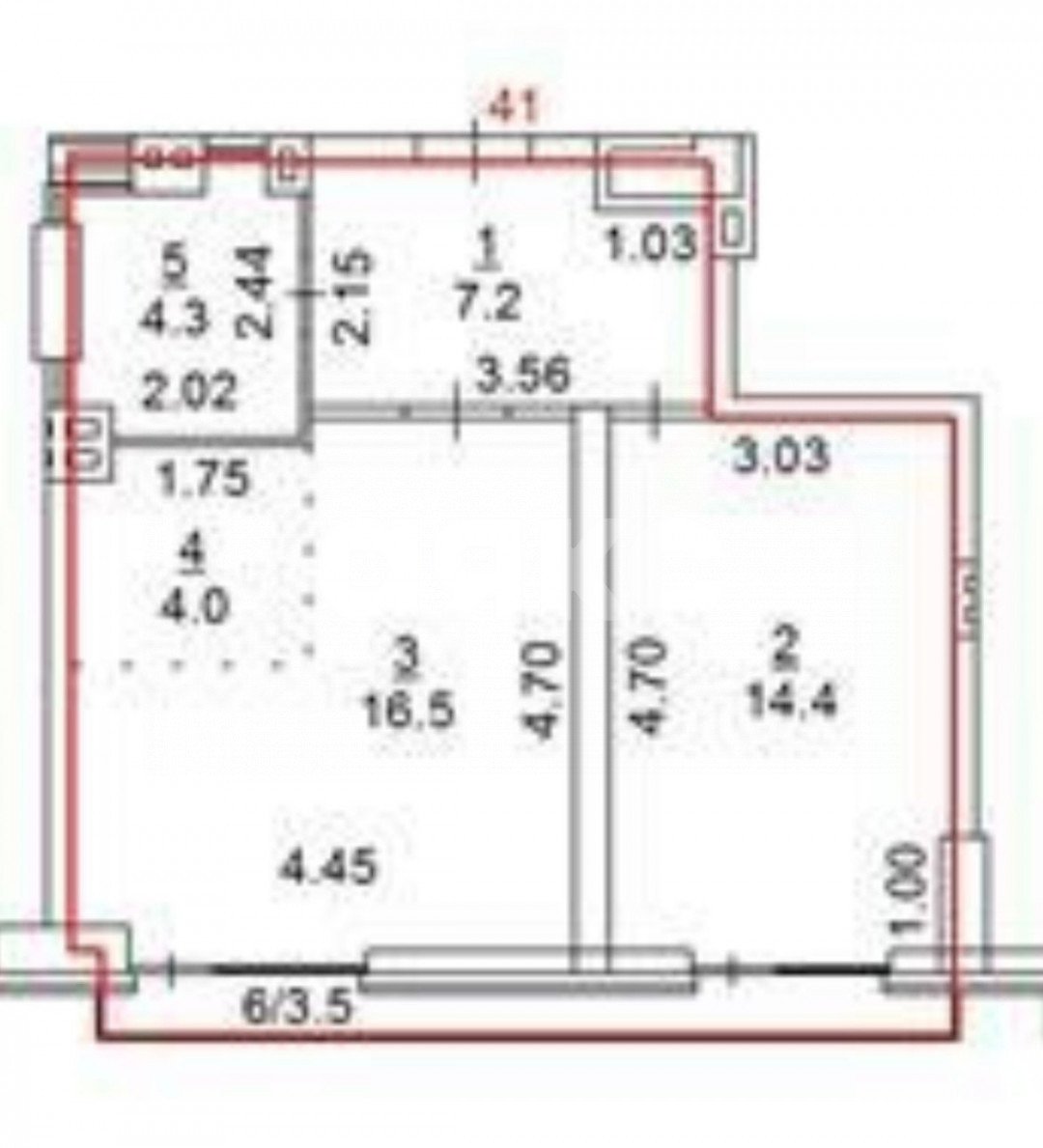 Фото №7: 2-комнатная квартира 46 м² - Ростов-на-Дону, 1-й  Западные Ворота, пер. Гарнизонный, 1А