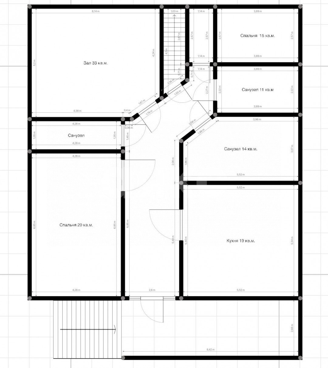 Фото №5: Дом 180 м² + 8 сот. - Майкоп, Западный, пер. Южный, 11А