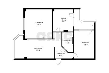 Фото №4: 3-комнатная квартира 75 м² - Краснодар, мкр. Центральный, ул. Промышленная, 23/3