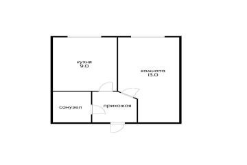 Фото №3: 1-комнатная квартира 29 м² - Краснодар, мкр. жилой комплекс Новый Город, ул. Шевцова, 36/2