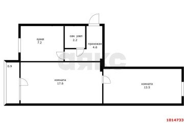 Фото №4: 2-комнатная квартира 48 м² - Краснодар, мкр. Завод Измерительных Приборов, ул. Карякина, 10