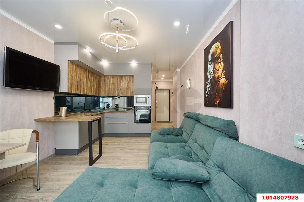 Фото №2: 1-комнатная квартира 50 м² - Краснодар, ЖК Аврора, Западный внутригородской округ, мкр. жилой комплекс Аврора, ул. имени Дзержинского, 95